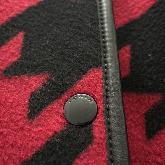 Coach Leather-Trimmed Hooded Coat. - Picture 8 of 16